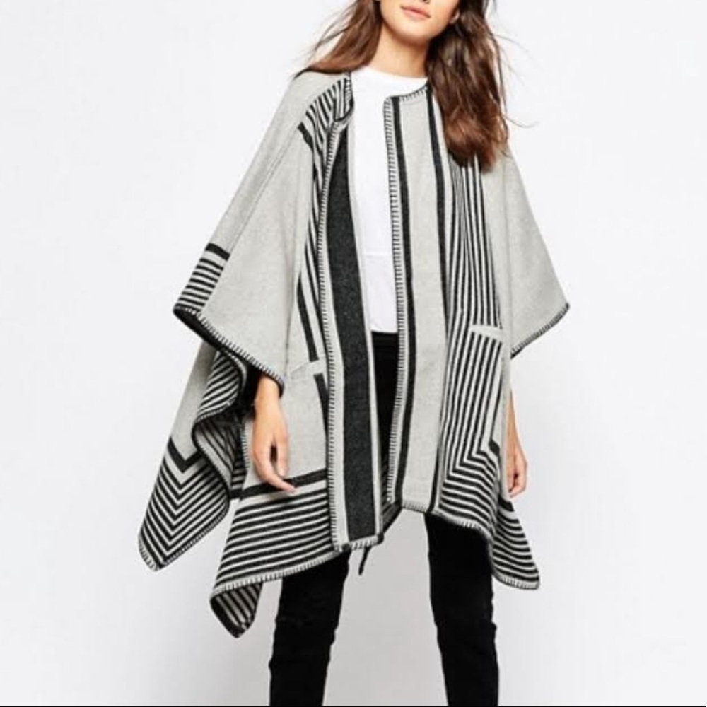 MiH‎ Blanket Wrap Reversible Cardigan XS/S